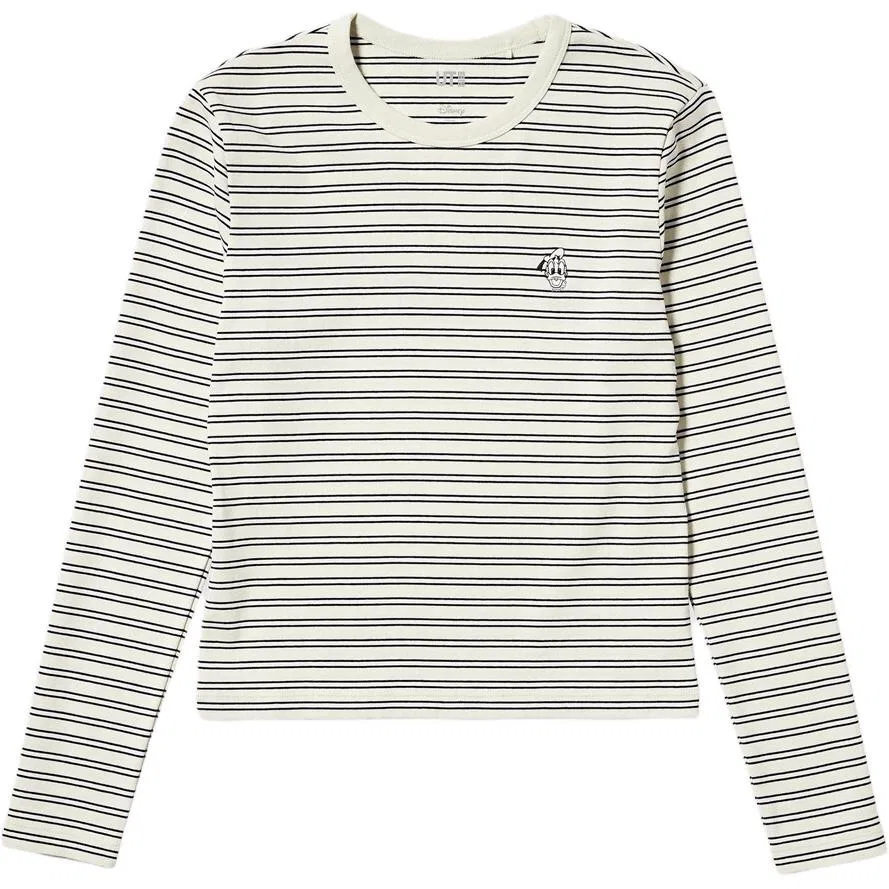 Женская футболка с принтом Mickey & Friends SS26 UNIQLO, Ivory