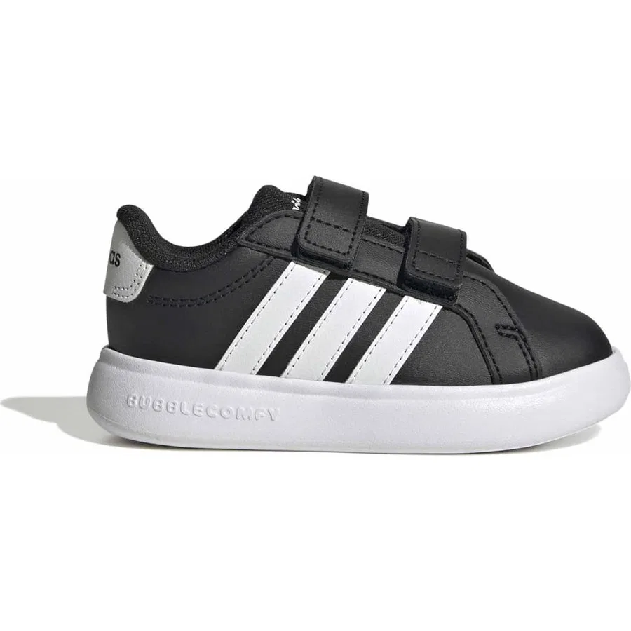 Кроссовки спортивные с пузырьковой подошвой Grand Court 3.0 Bubble adidas, Черный