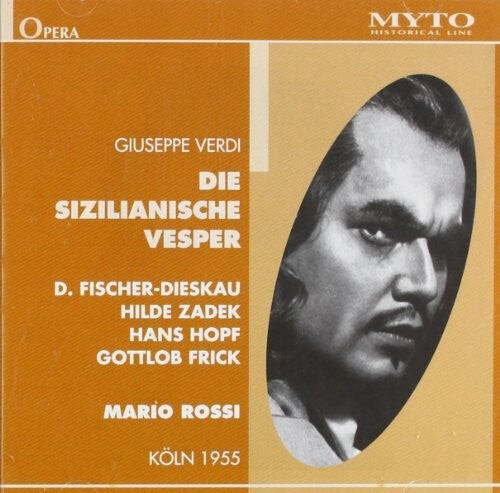 

CD диск Verdi / Dieskau / Zadek / Hopf / Frick / Rossi: Die Sizilianische Vesper