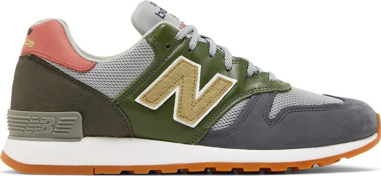 Кроссовки New Balance 670 Made in England 'Green Grey', зеленый — фото 2