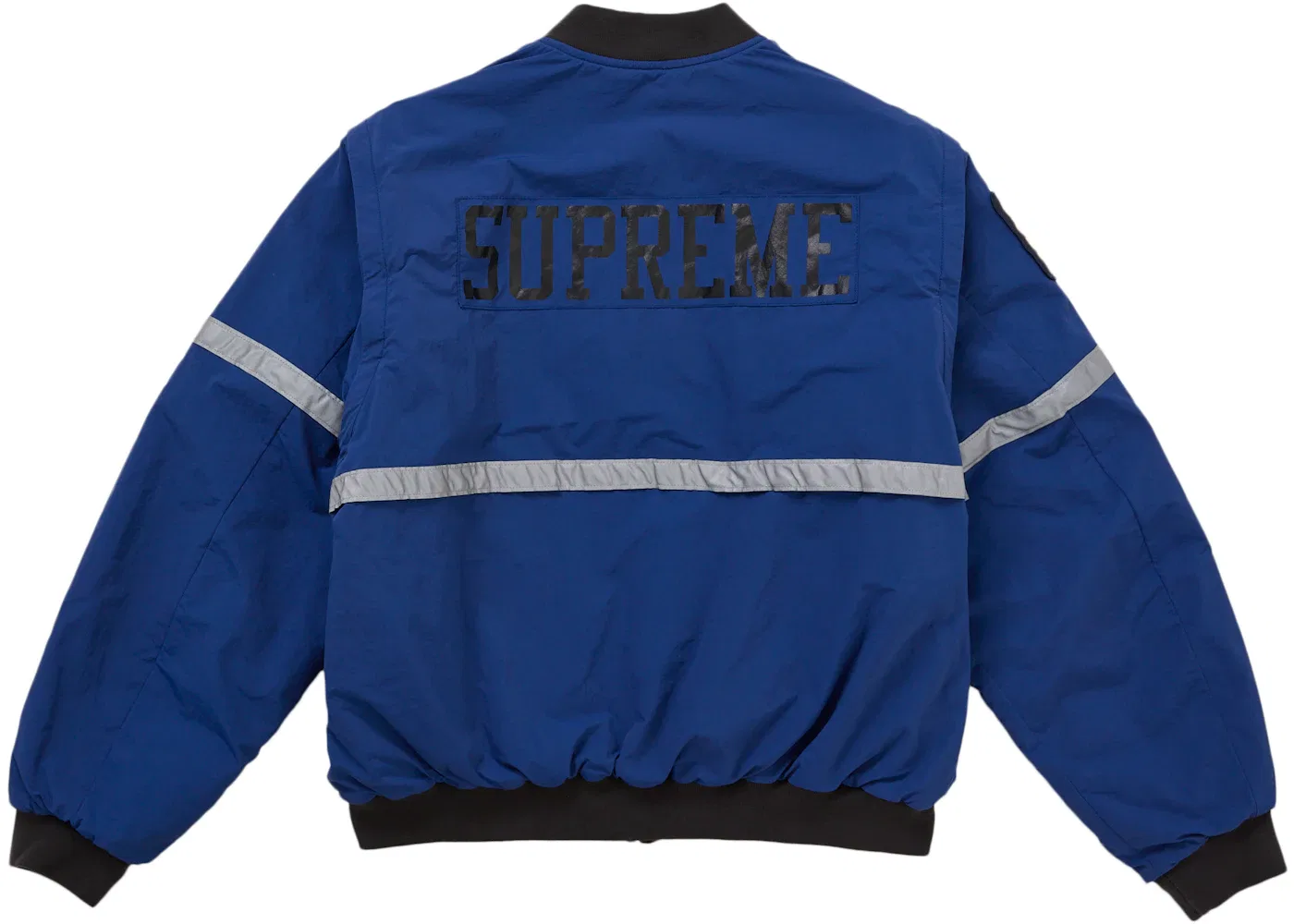 Мужская куртка с отстегивающимися рукавами и светоотражающей полосой Jacket Supreme, Navy — фото 3