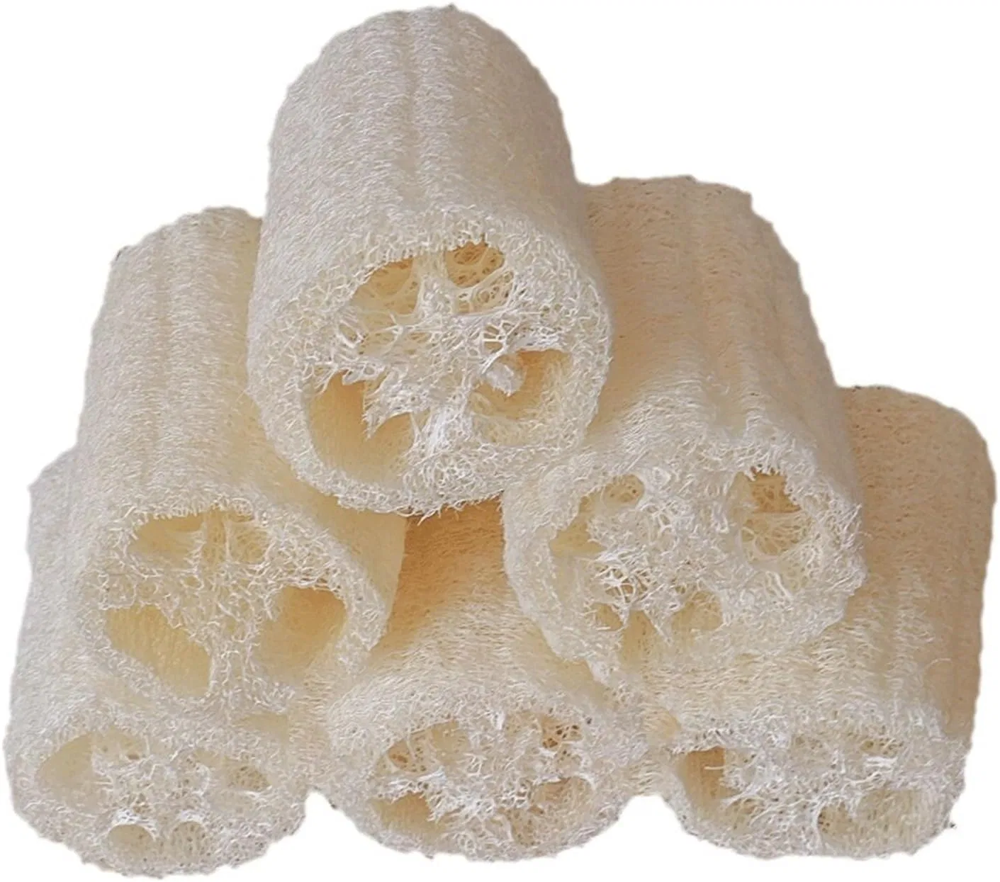 Люфа для пилинга SCMYZLYD, 10 см, White