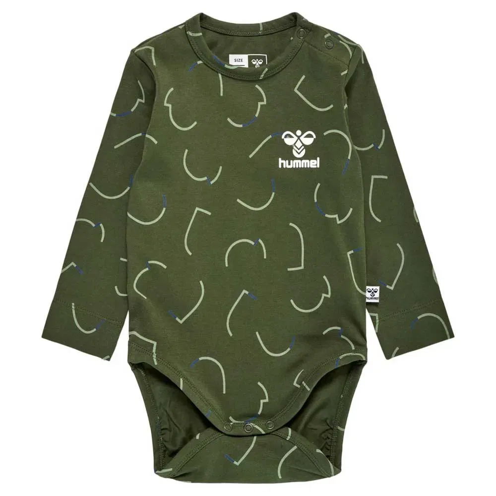 Боди с длинным рукавом Obi Hummel, зеленый