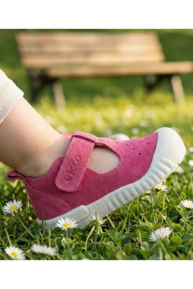 Детские кроссовки для девочек с липучкой Vicco, Colorful4