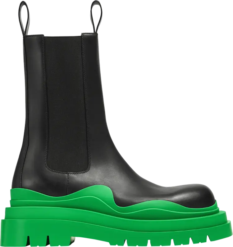 Ботинки Bottega Veneta Wmns Tire Boot Black Grass, черный