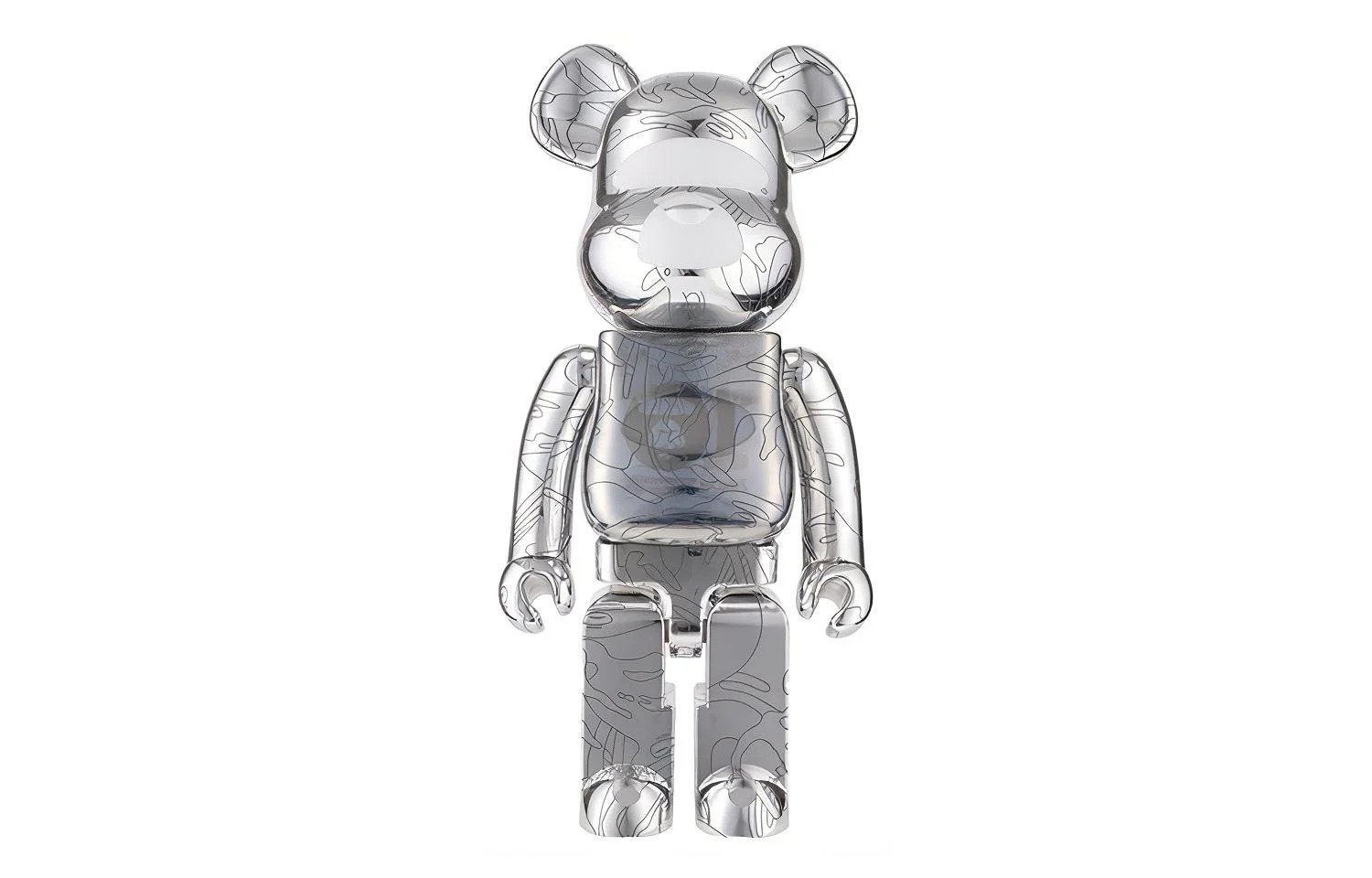 

Виниловая фигурка Be@rbrick X Aape By A Bathing Ape 10th Anniversary, 70 см