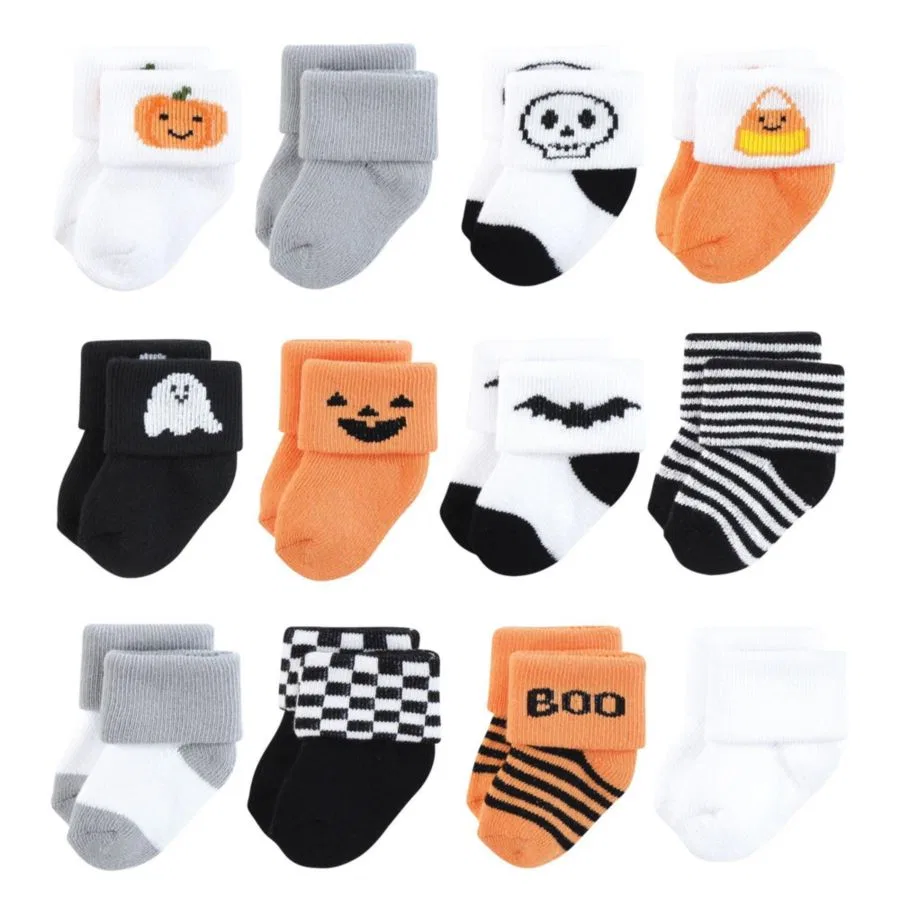 Комплект детских носков из хлопка с рисунком Halloween Hudson Baby