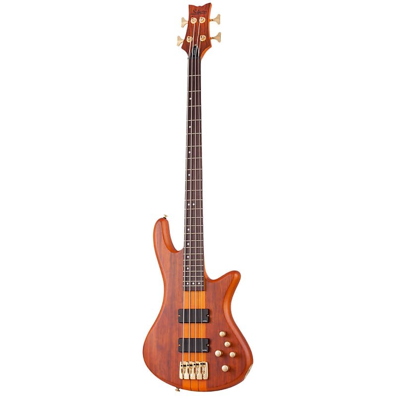 

Бас-гитара Schecter Stiletto Studio 4 - Honey Satin Natural Stiletto Studio 4 Electric Bass Guitar -