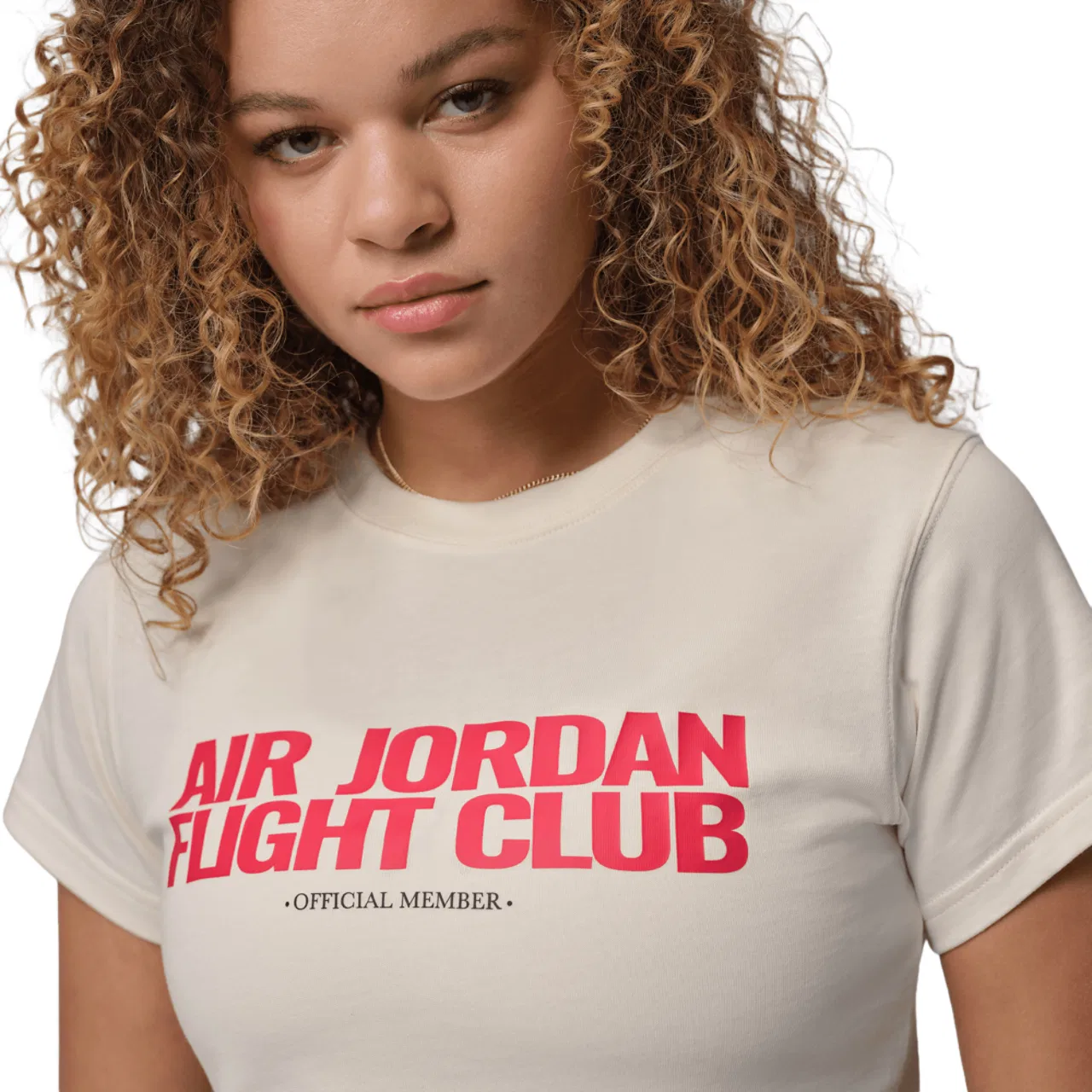 Футболка женская Graphic T-Shirt Jordan, цвет Pale Ivory/Pale Ivory — фото 3