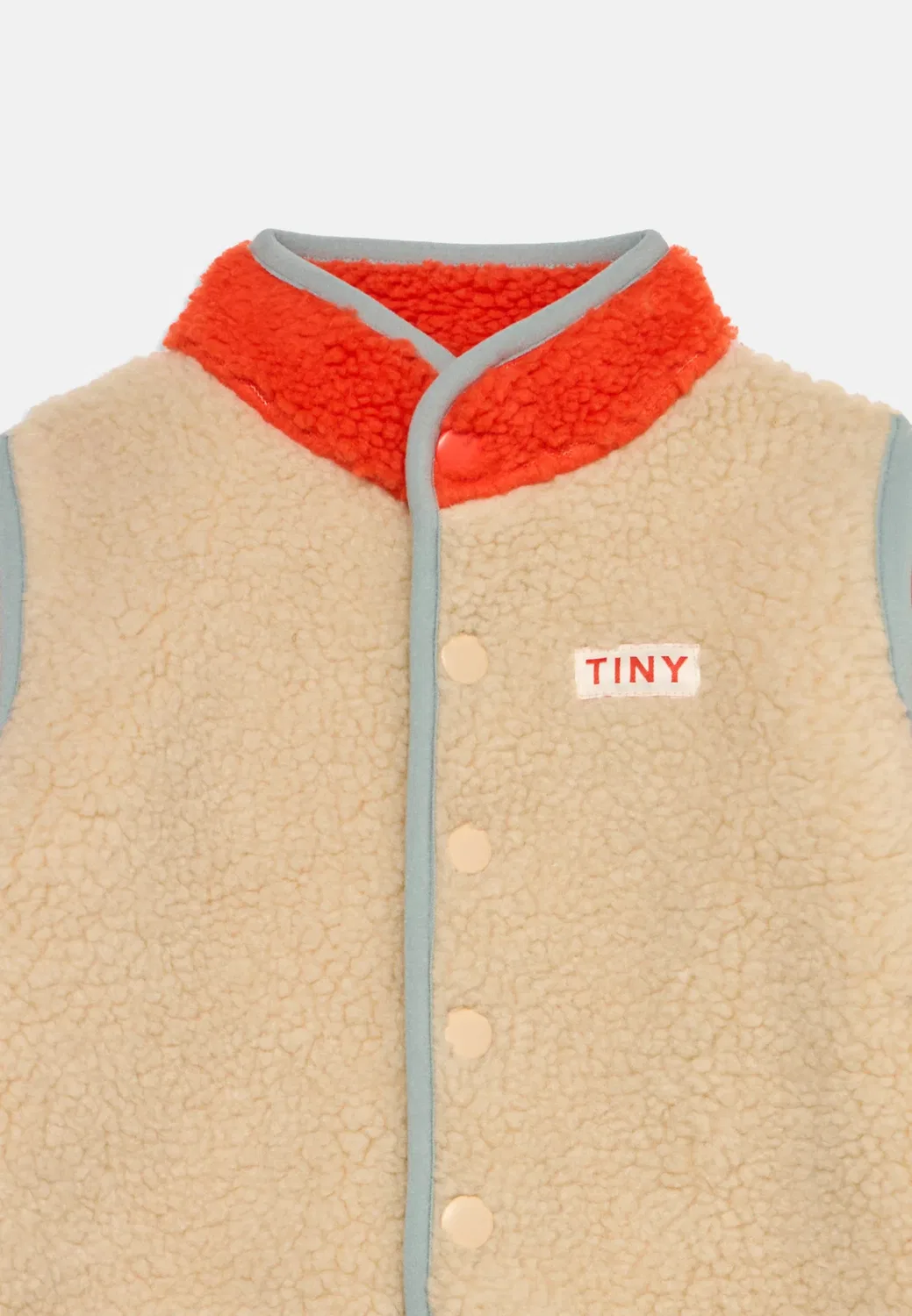 Комбинезон-Комбинезон в стиле колор-блок, унисекс Tinycottons, Vanilla — фото 3