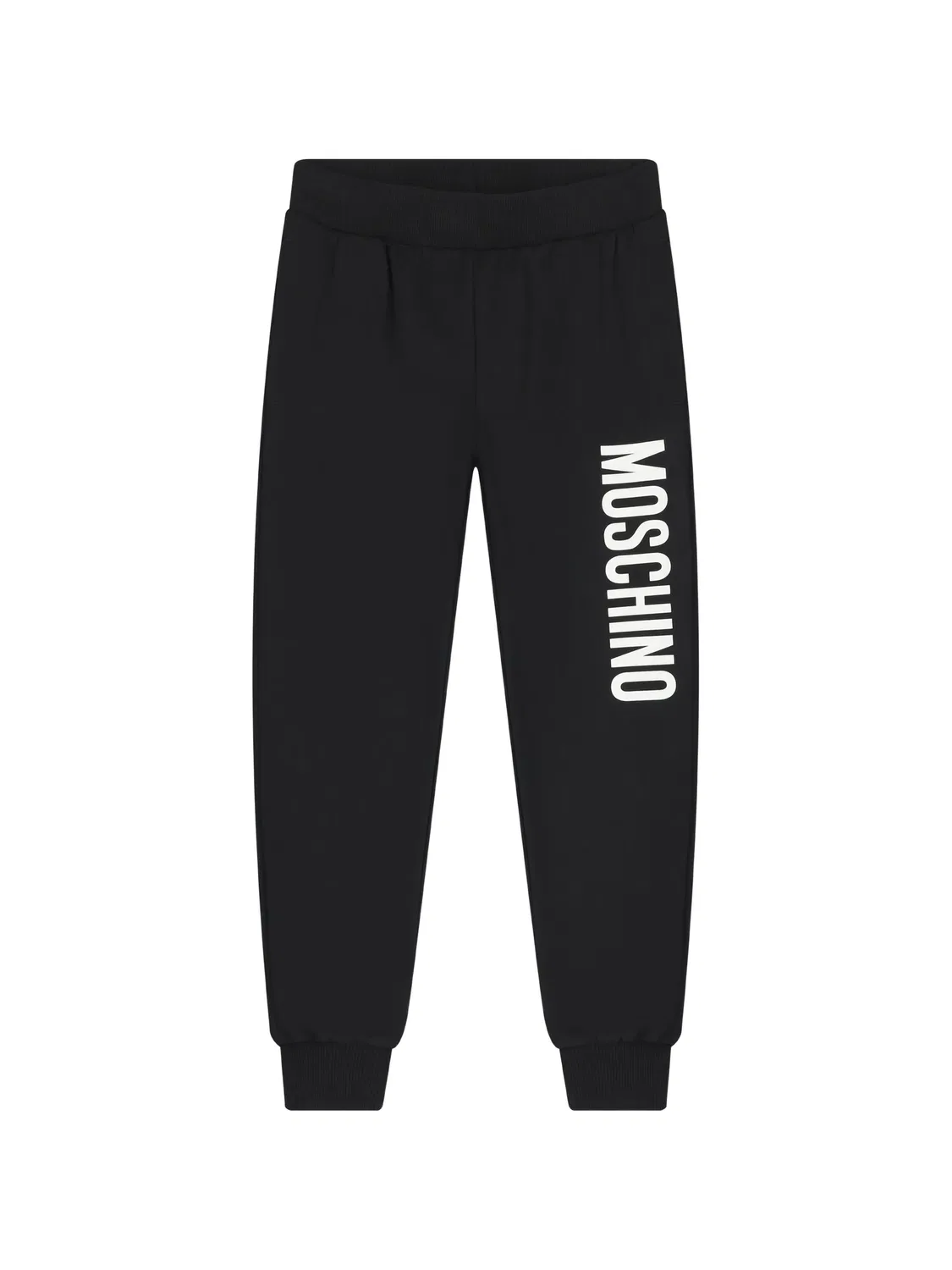 Трек-штаны с логотипом, черные Moschino, черный