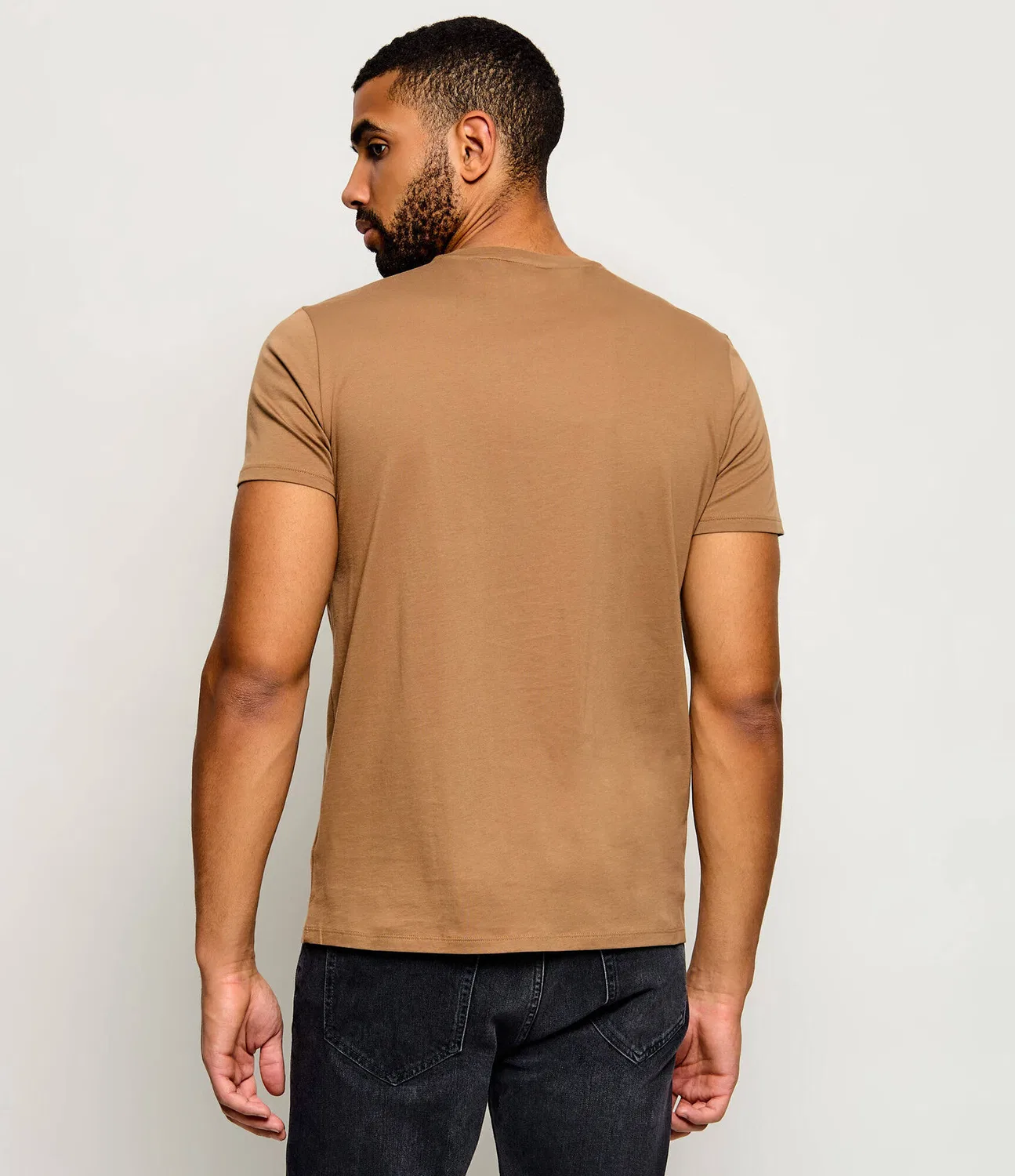 Футболка с круглым вырезом Lacoste, Marrone — фото 3