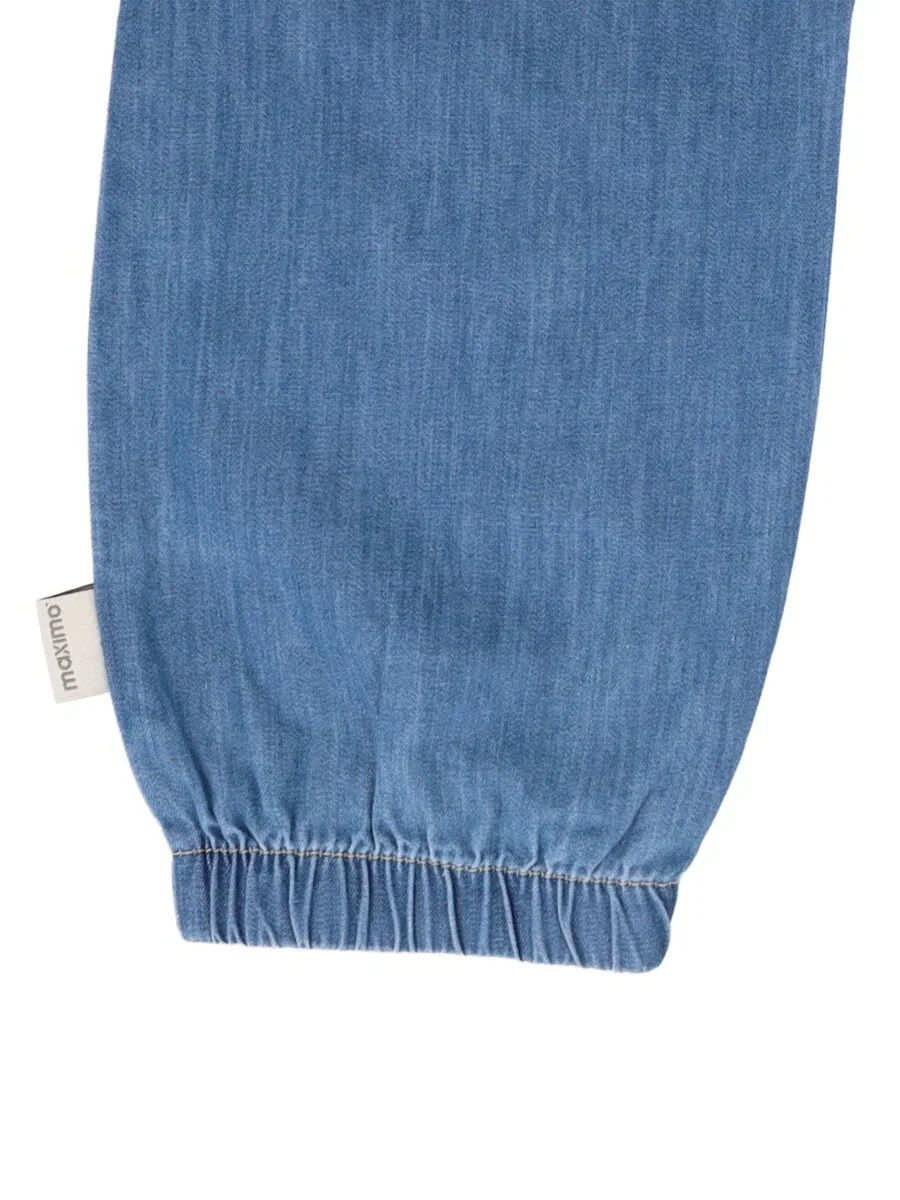 Брюки MAXIMO Regular Pants 'MINI-Hose, Denim-Optik, lang' синего цвета — фото 4