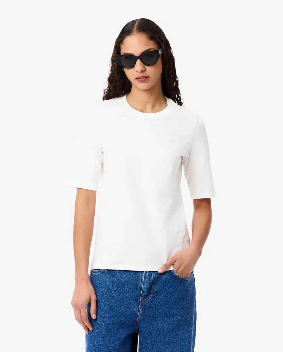 Футболка Lacoste Blanco с французским рукавом