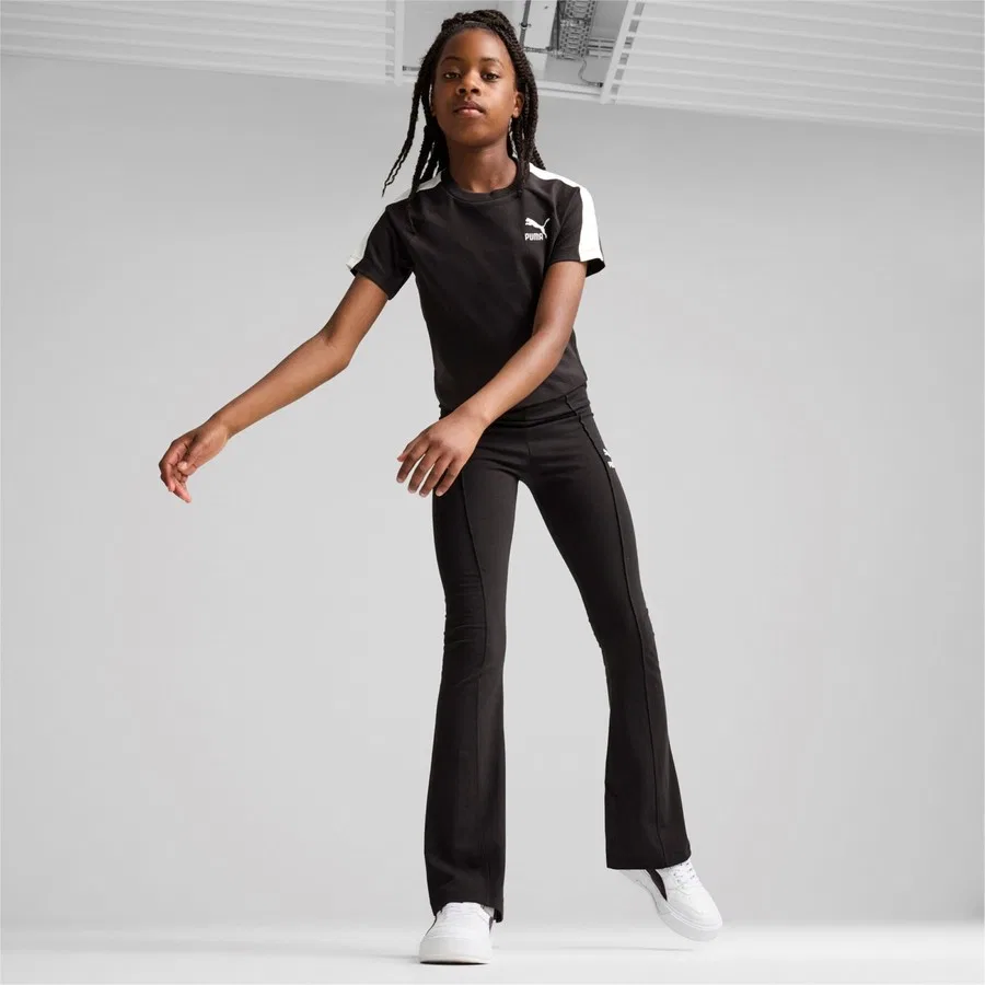 Детская футболка с коротким рукавом Iconic T7 Baby Tee Puma, Черный