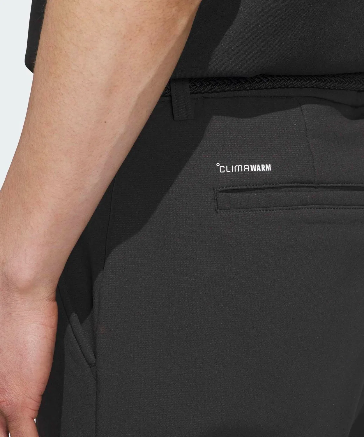 Мужские утепленные брюки с флисом Climawarm 9/10 длины Adidas Golf, Black — фото 4