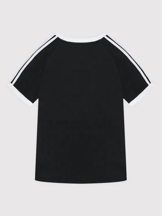 Футболка regular fit 3-Stripe Adidas, черный — фото 2