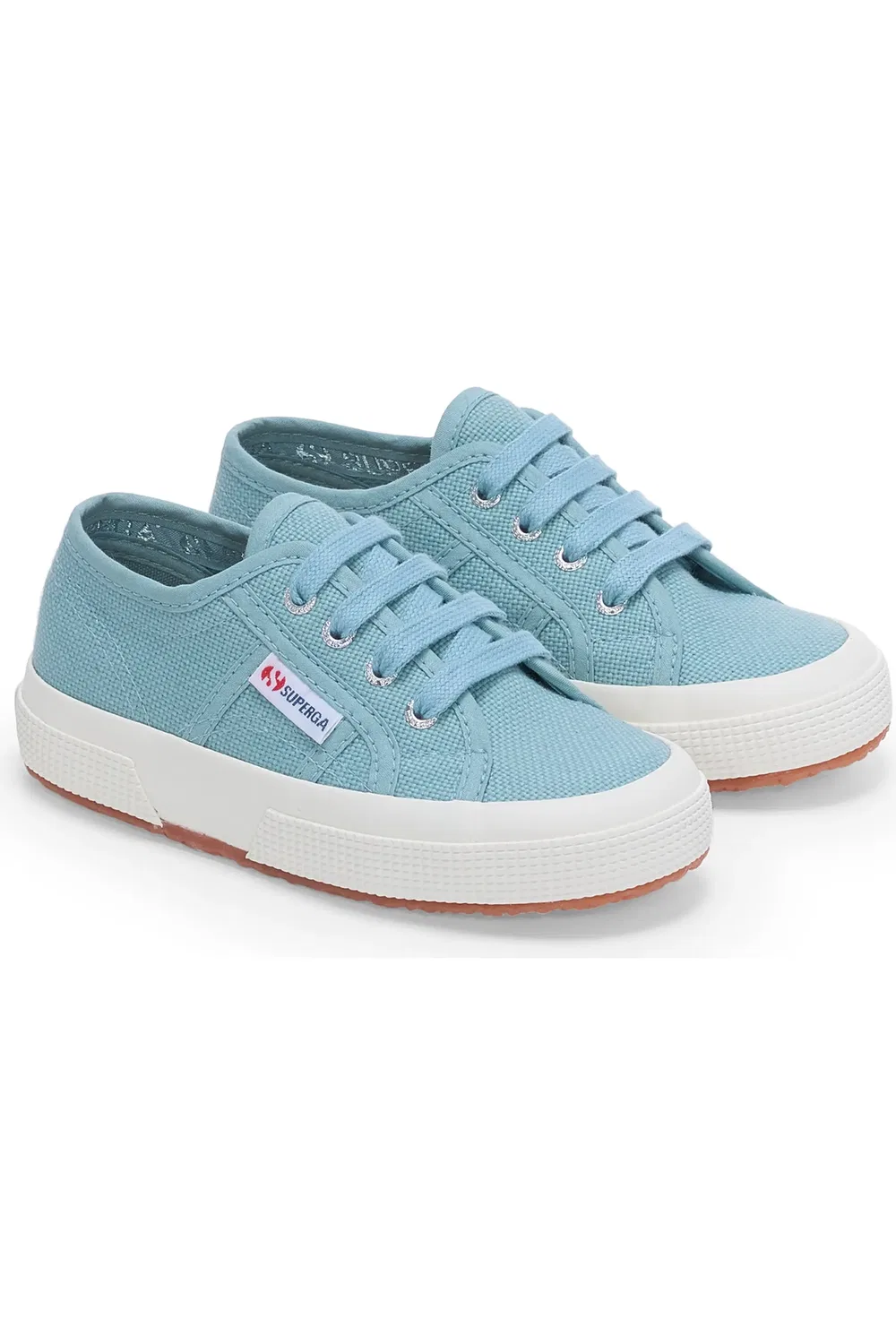 Кроссовки детские классические 2750 Superga, Blue Stone Avorio — фото 2