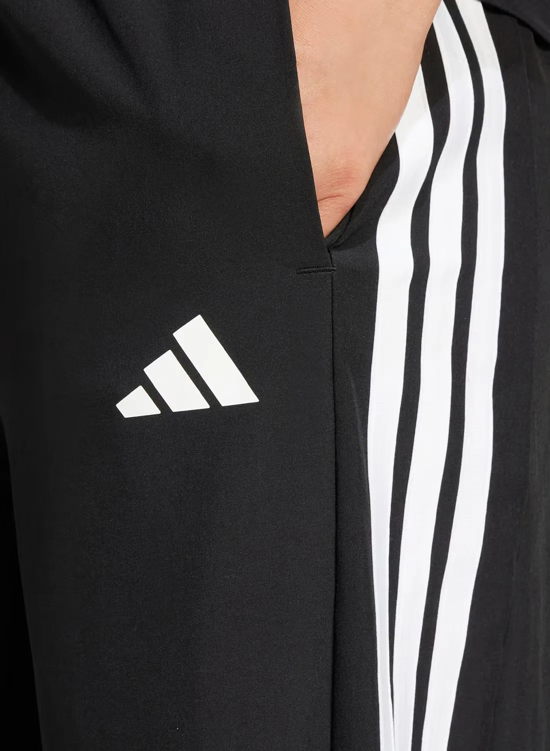 Брюки спортивные с зауженным кроем We 3s woven pt Adidas, черный — фото 3