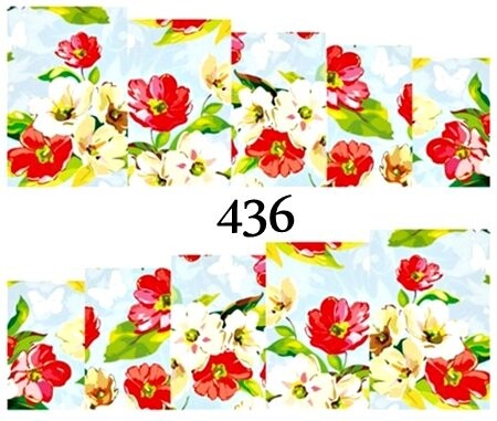 

Водные наклейки для ногтей - №436, Raisin