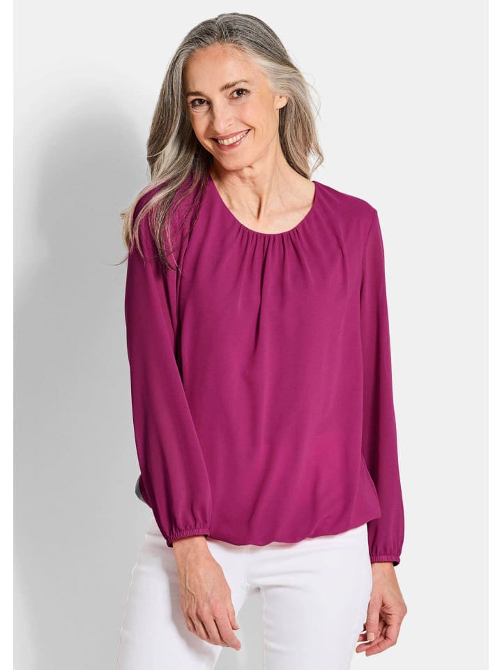 

Блузка Элегантная блузка из шифона ягодного цвета. GOLDNER