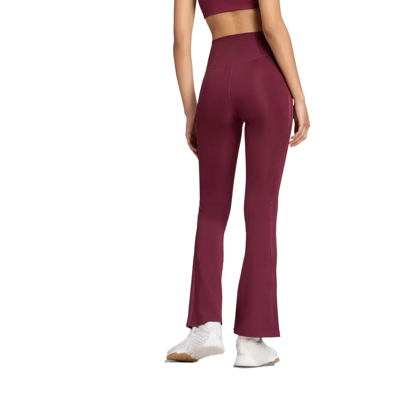 Женские спортивные штаны прямого кроя Dark Reddish Purple Adidas — фото 4