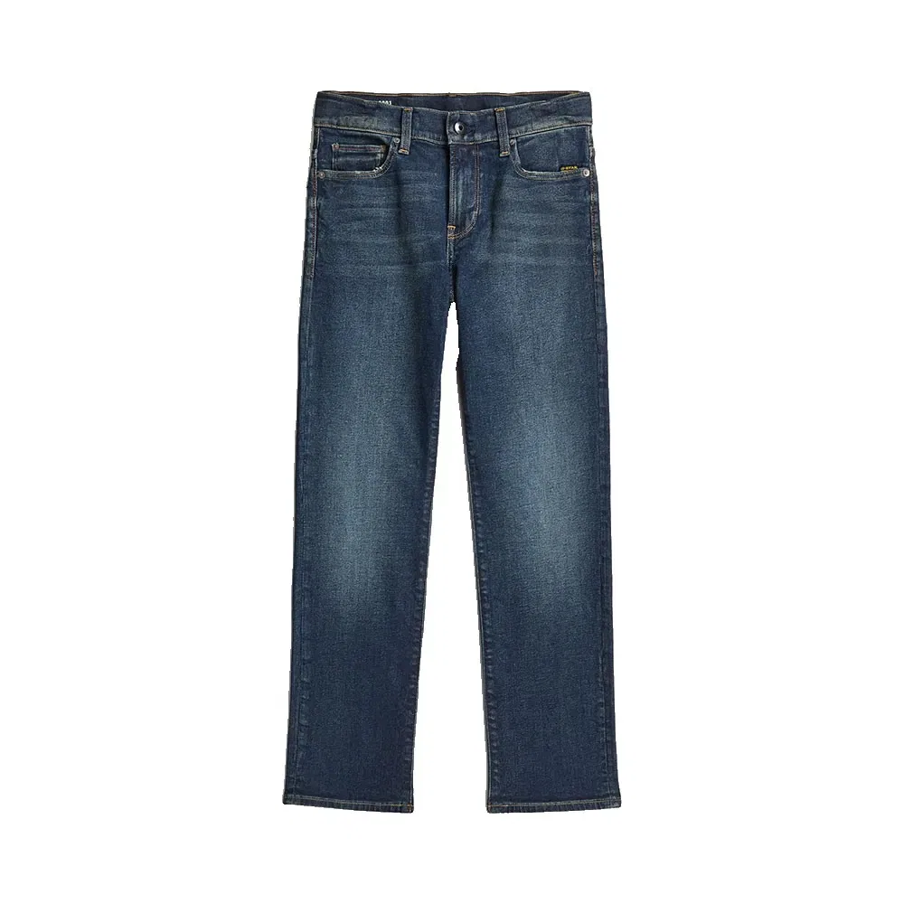 Детские джинсы прямые зауженные G-Star 3301 Straight Tapered Fit D29644-01, Blue — фото 3