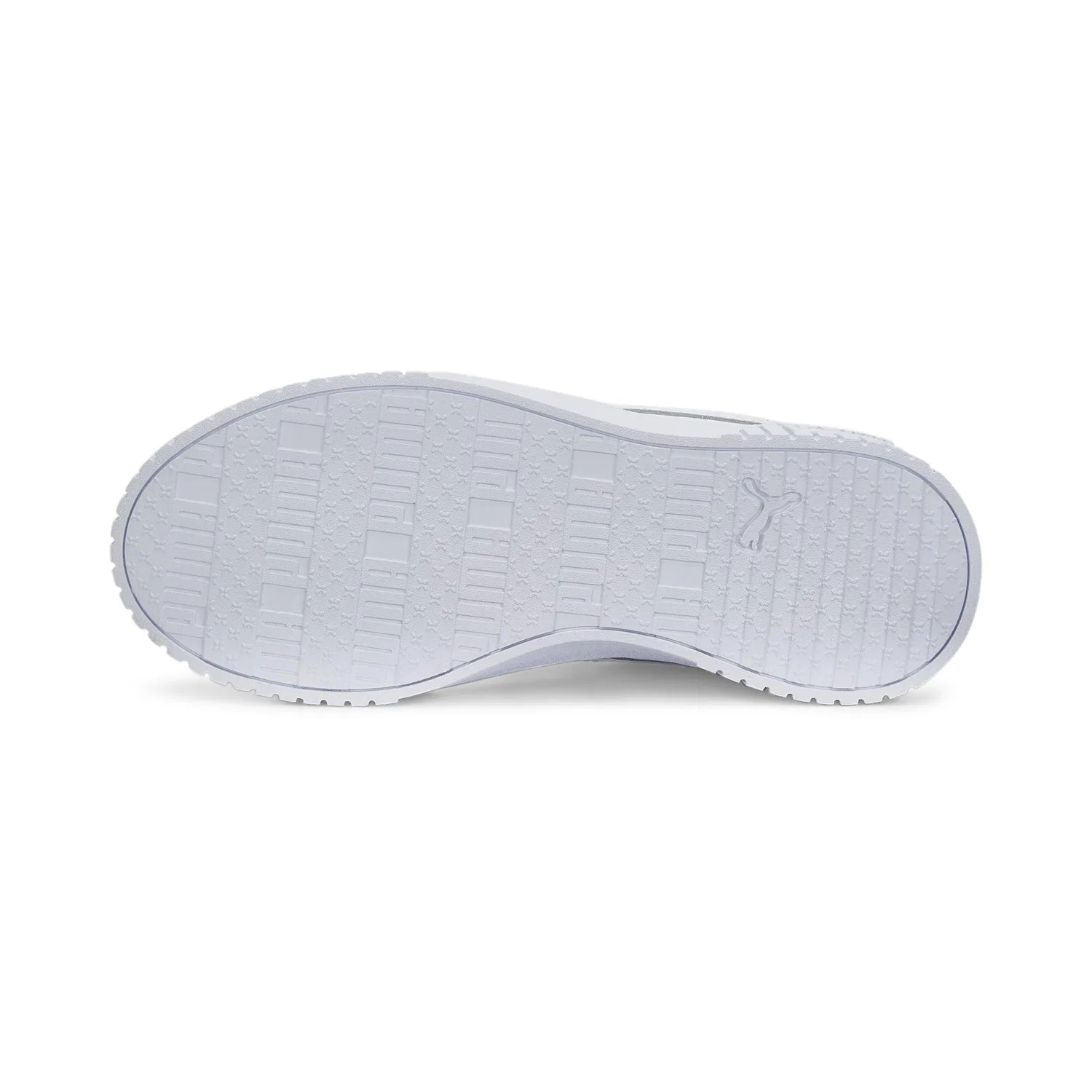 Детские кроссовки для девочек с перфорацией Carina 2.0 Jr PUMA Puma White Puma White Puma Silver — фото 4