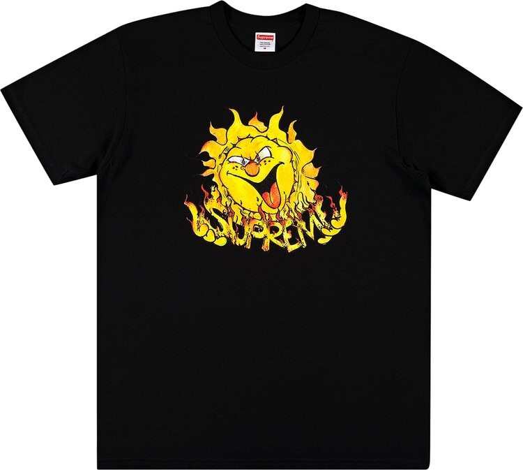 

Футболка Supreme Sun Tee 'Black', черный