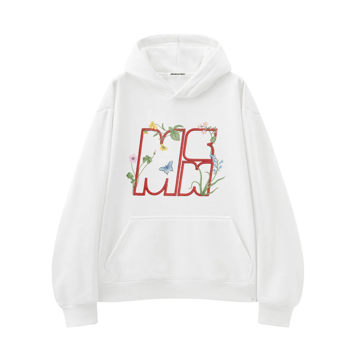 Детское худи с капюшоном White Embroidery MUSCLETECH