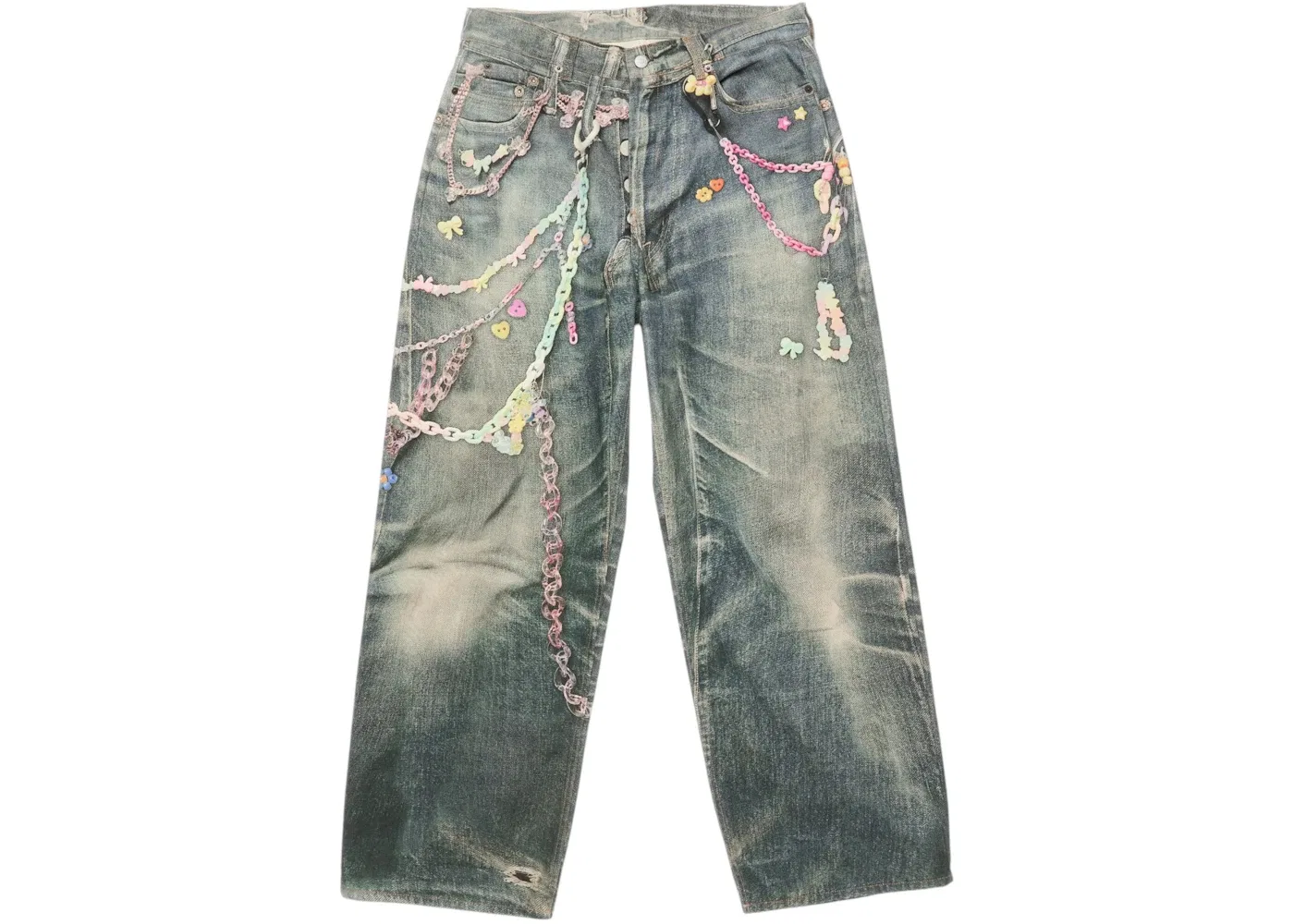 Женские джинсы свободного кроя 1981F Baggy Fit Acne Studios, Blue