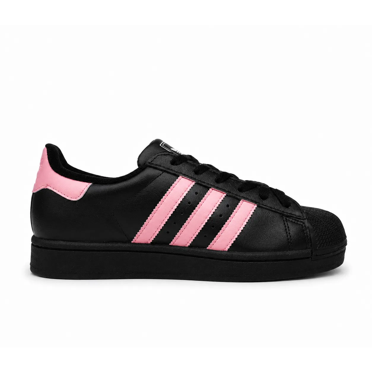 Детские кроссовки с ручной росписью, модель Superstar 2 Mimi Tuan Tuan, Adidas Originals, Black — фото 4