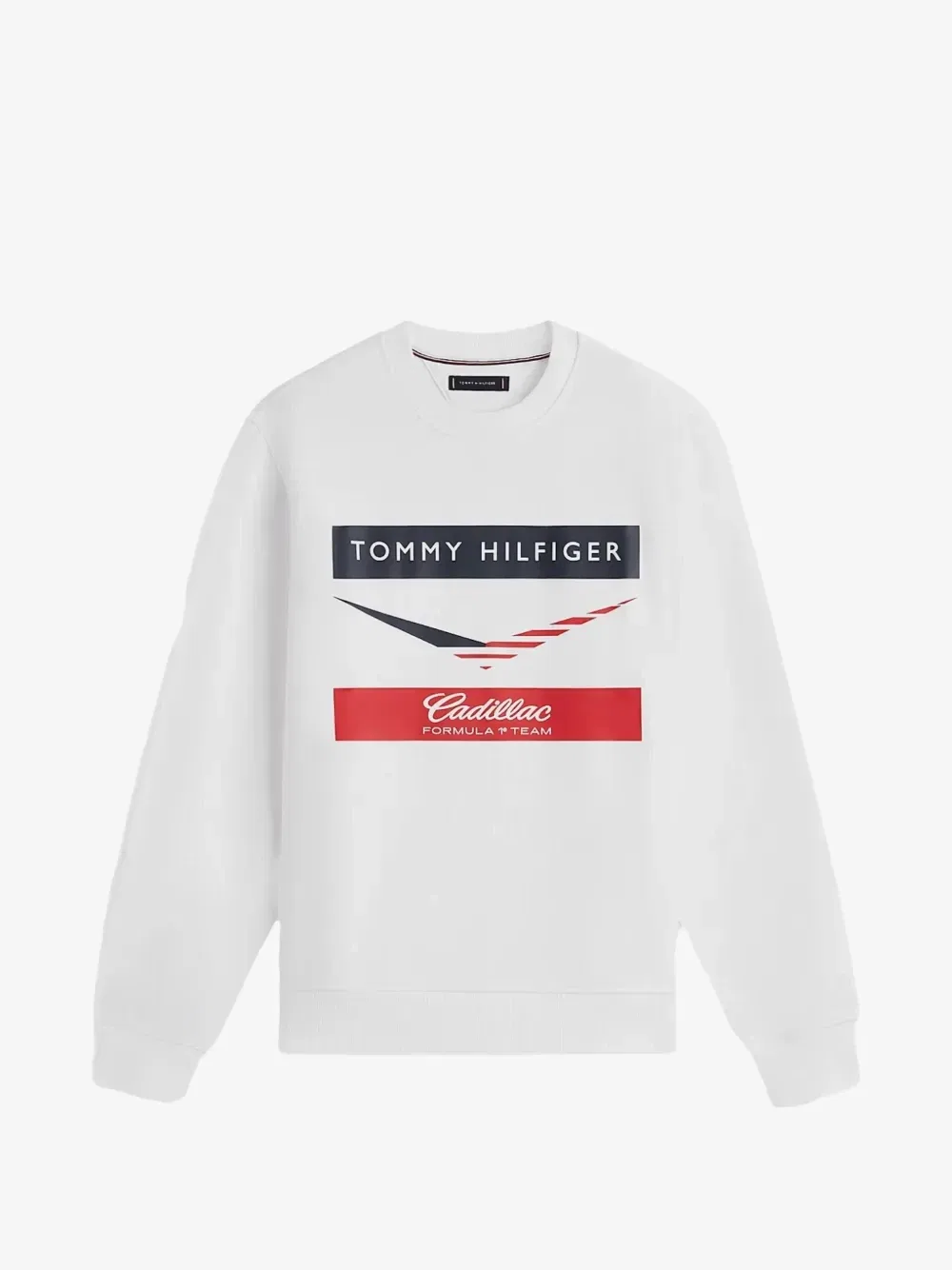 Свитшот из коллаборации с Cadillac Formula 1 Team Tommy Hilfiger, белый