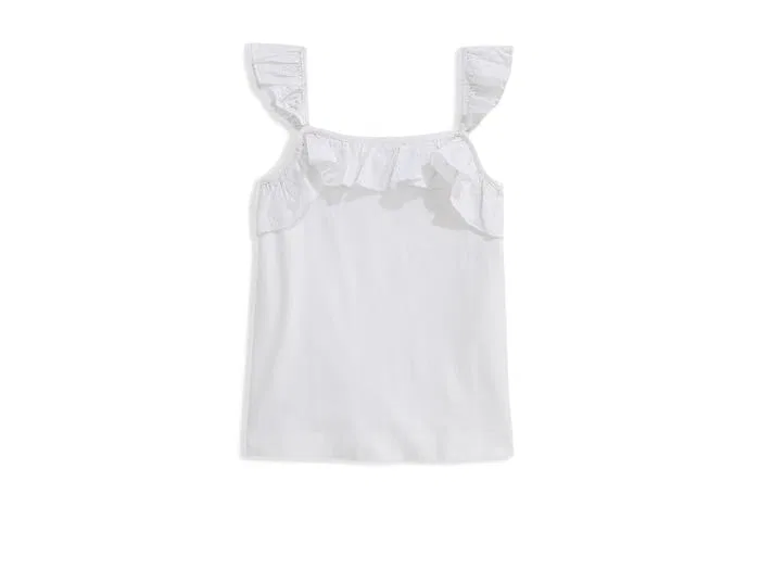 Топ с рюшами Tank Vineyard Vines Kids, Moonshine — фото 2