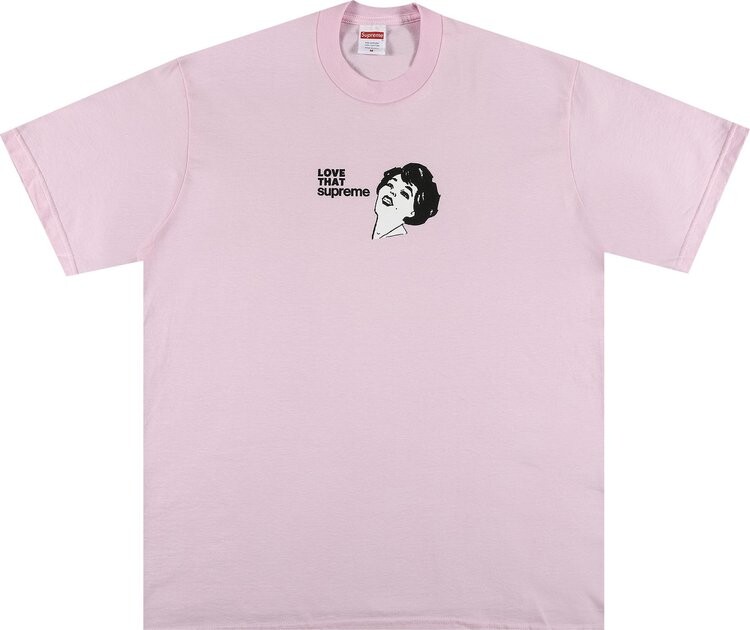 

Футболка Supreme Love That Tee 'Light Pink', розовый