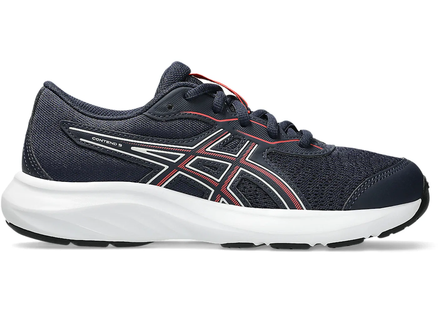 Детские кроссовки для бега ASICS Contend 9, Midnight Flash Red