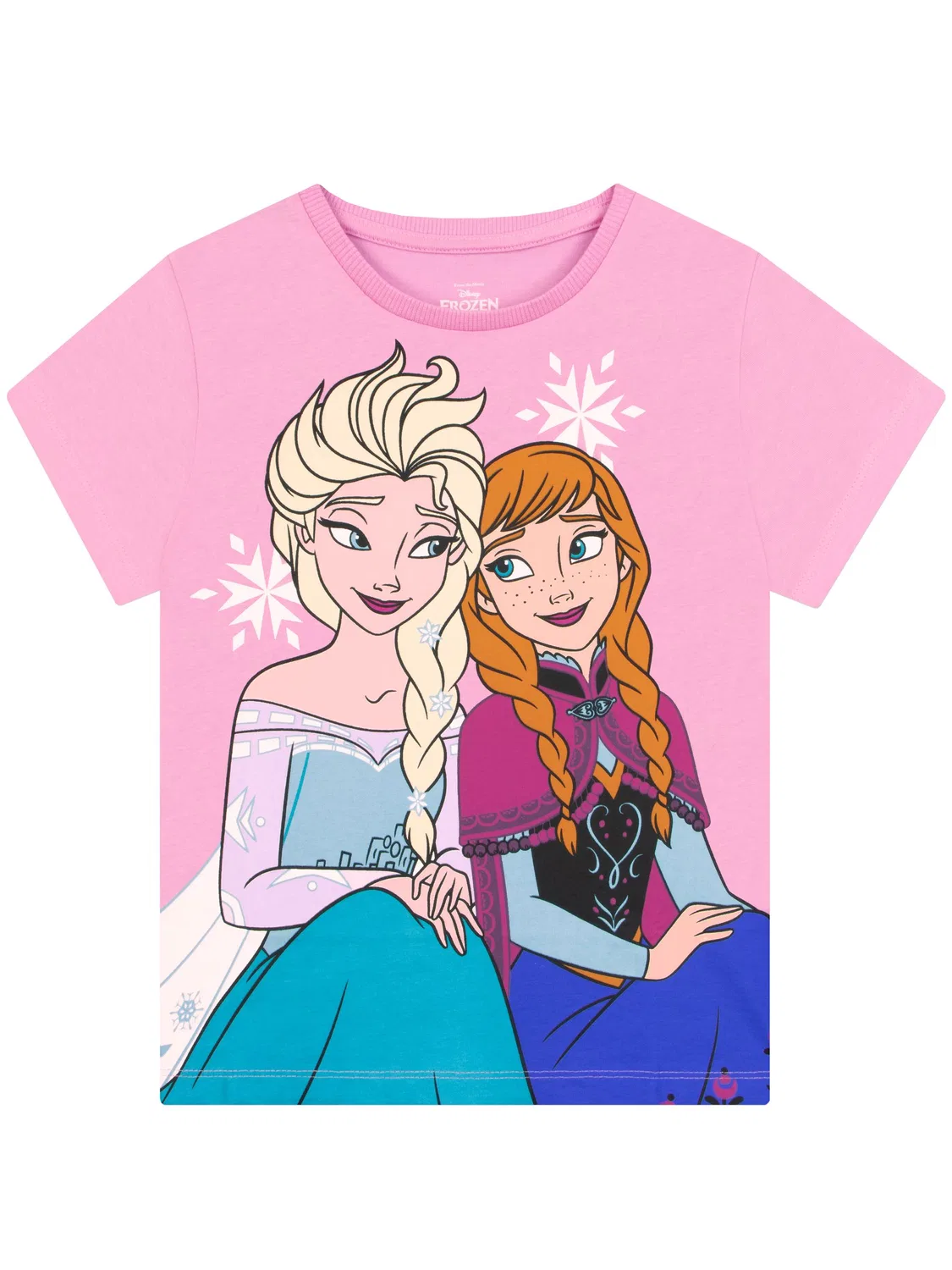 Футболки детские 3 шт., Frozen, Anna and Elsa Character, розовый — фото 4