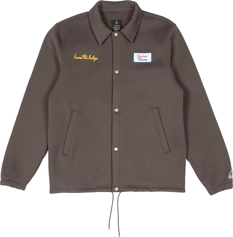 

Куртка Air Jordan x Union LA Coaches Jacket 'Ironstone', серый