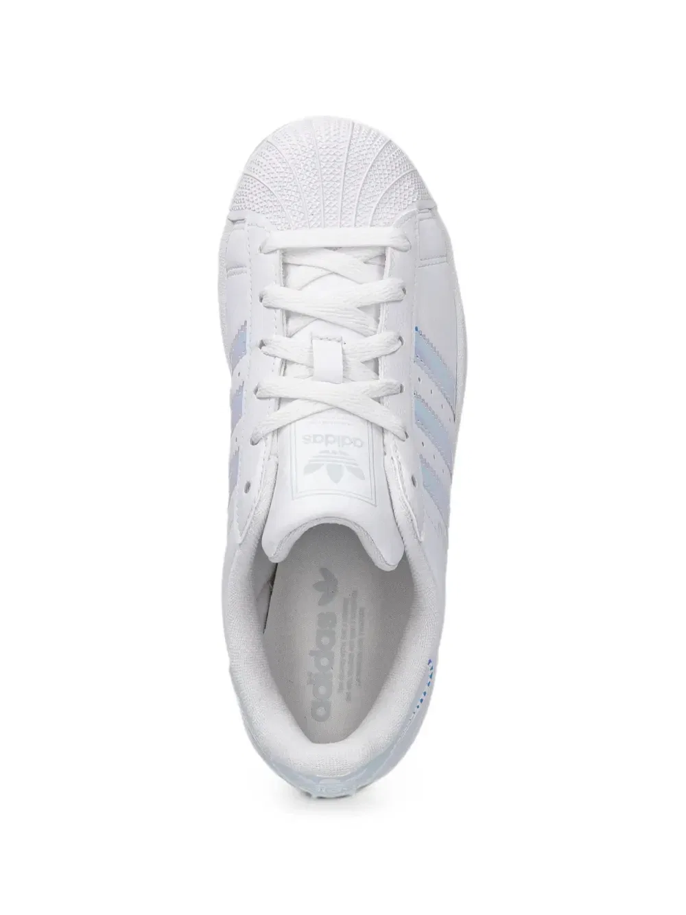 Кроссовки Superstar II с переливающейся отделкой Adidas Kids, белый — фото 4