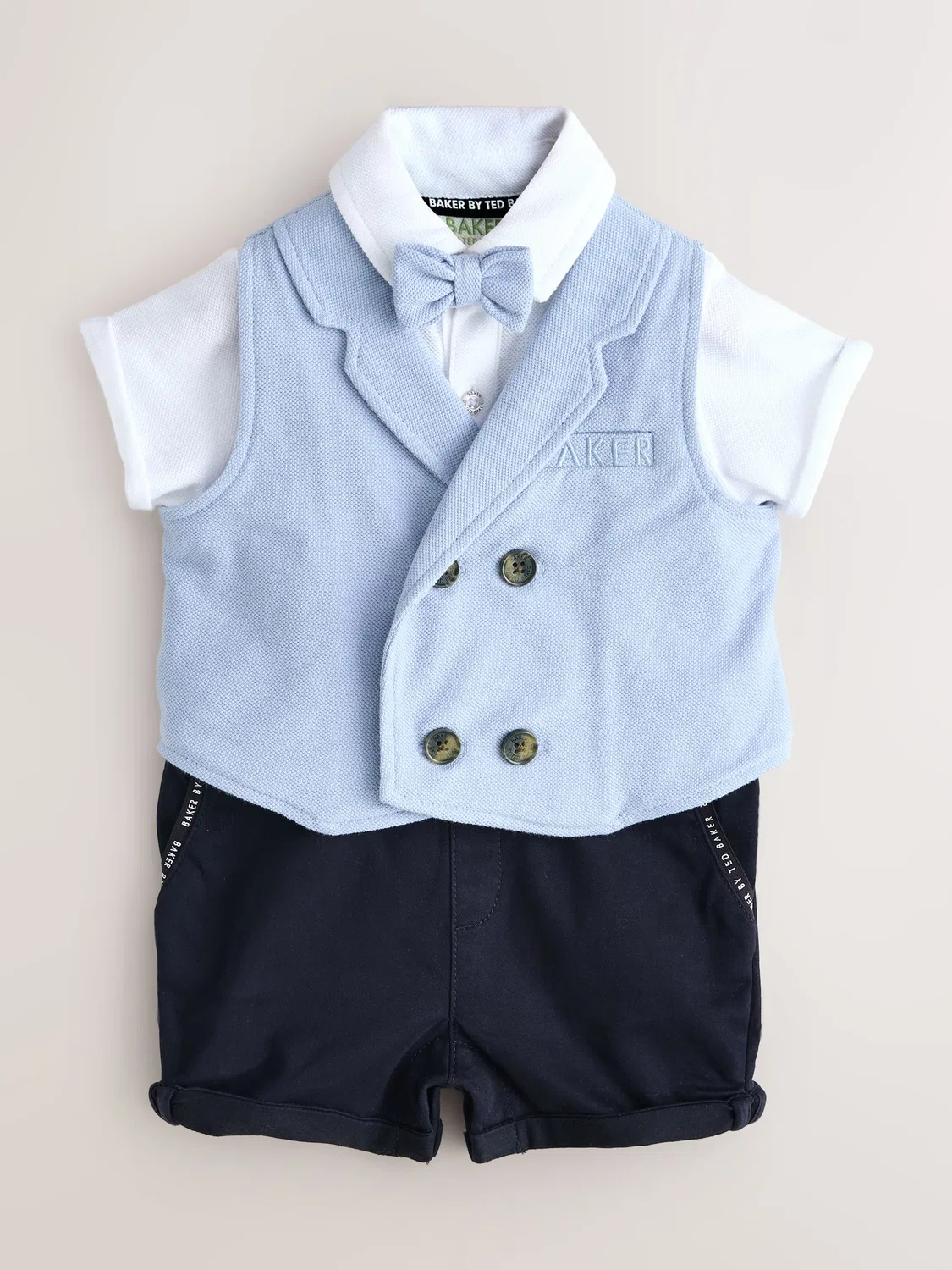 Комбинезон Smart Rompersuit Baker by Ted Baker, синий/темно-синий