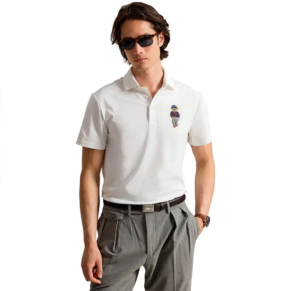 Мужское поло с коротким рукавом Polo ralph lauren, White