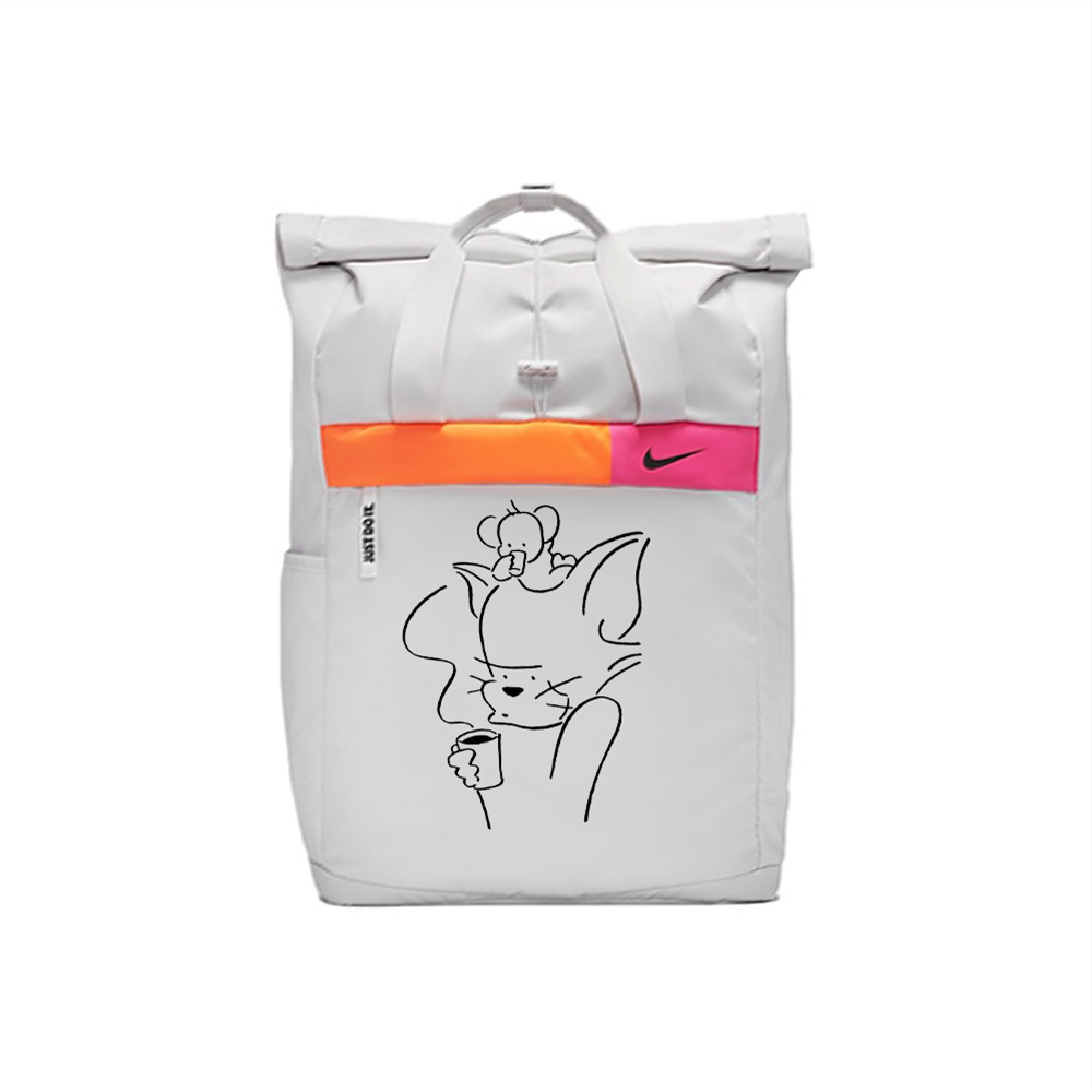 

Рюкзак Nike Tom And Jerry Unisex из ткани Ido светло-серебристый серый