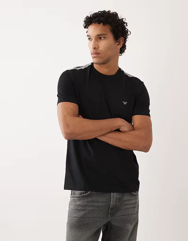Футболка с логотипом Emporio Armani Bodywear, черный