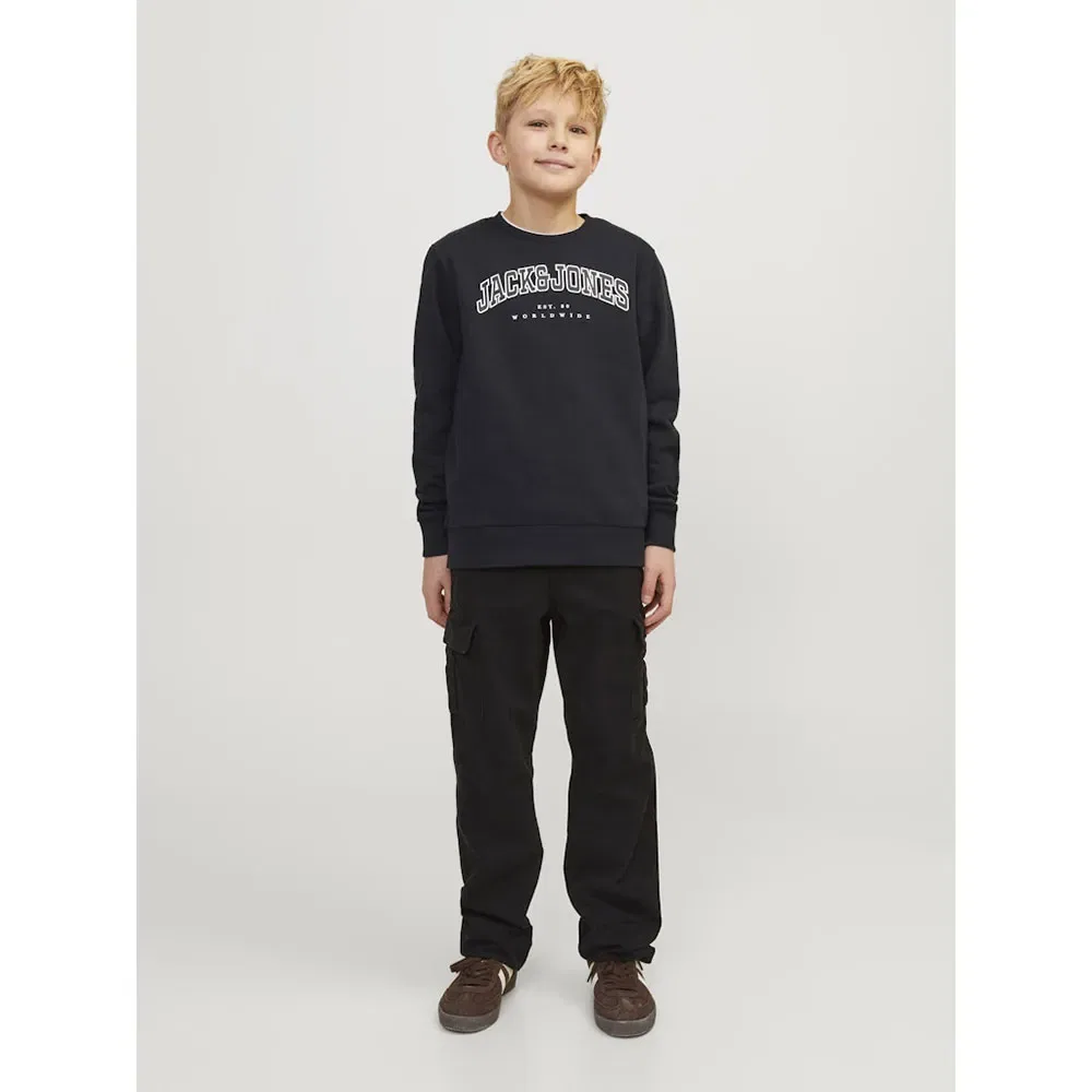 Свитшот Varsity Jack & Jones, черный — фото 4