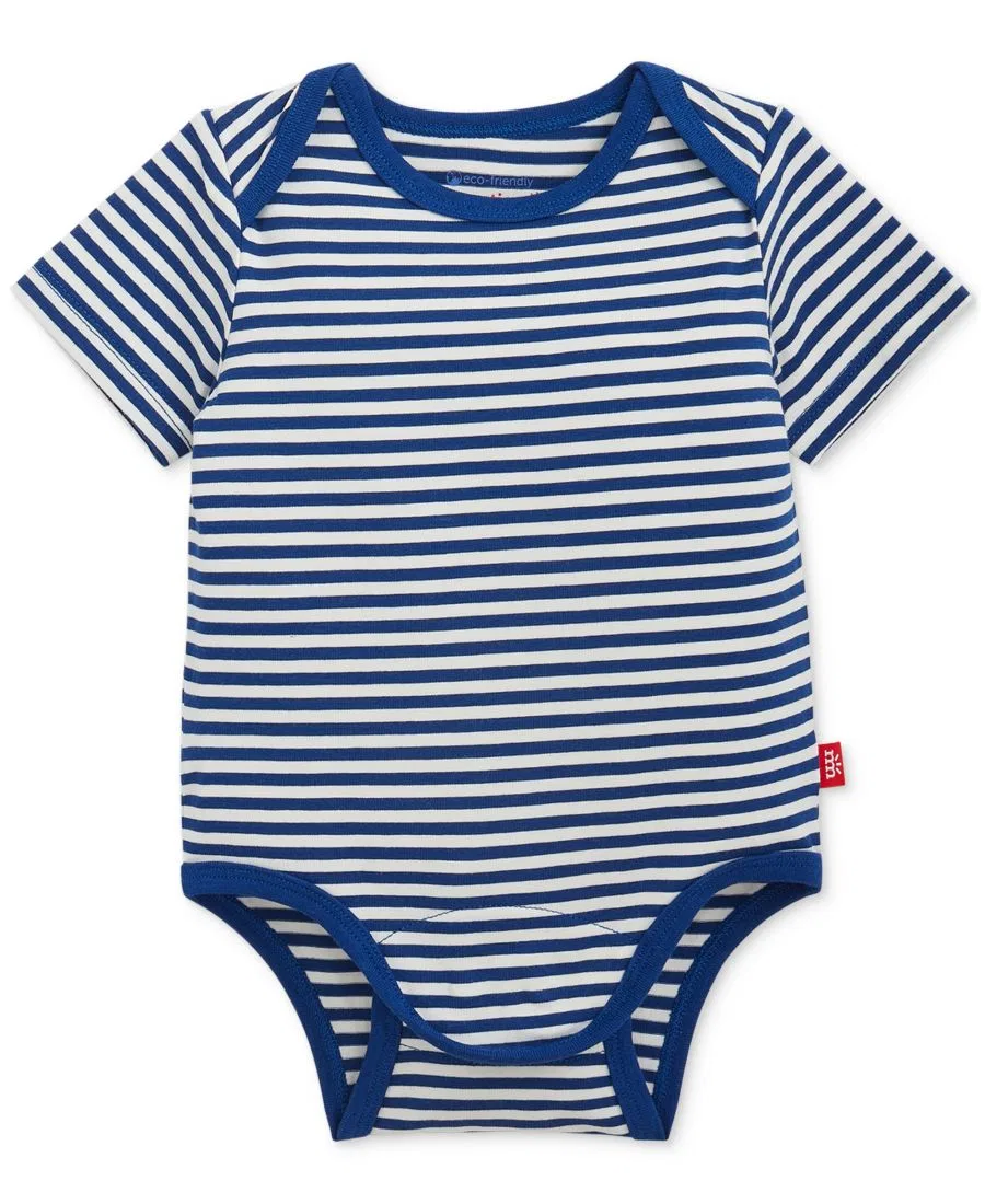Комплект боди с коротким рукавом и штанов, 3 предмета Magnetic Me, Navy/Blue/Teal — фото 2