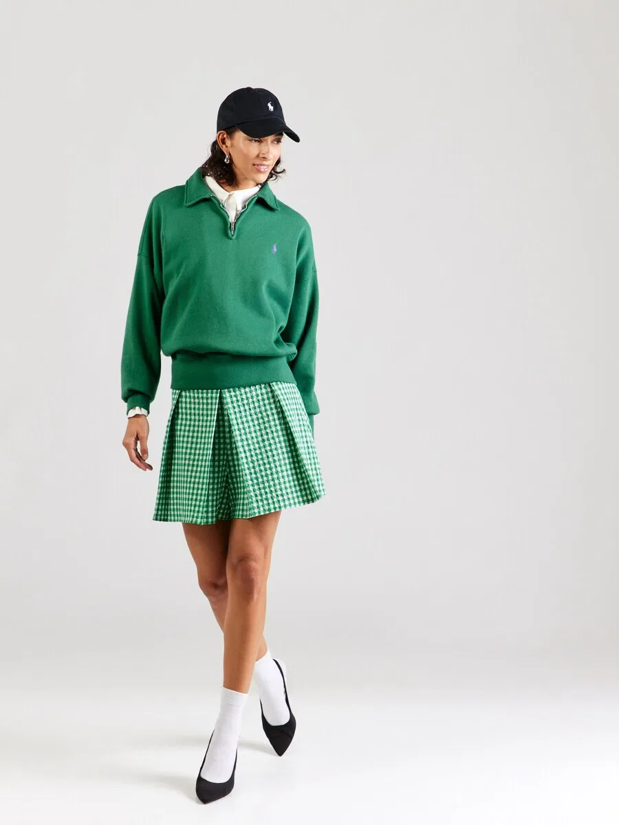 Толстовка Polo Ralph Lauren зеленого цвета — фото 4