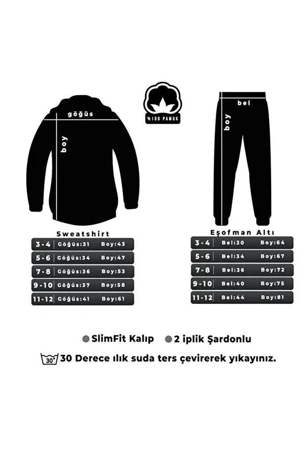 Детский спортивный костюм для девочек с принтом Sportswear Uyguntarz, White — фото 3