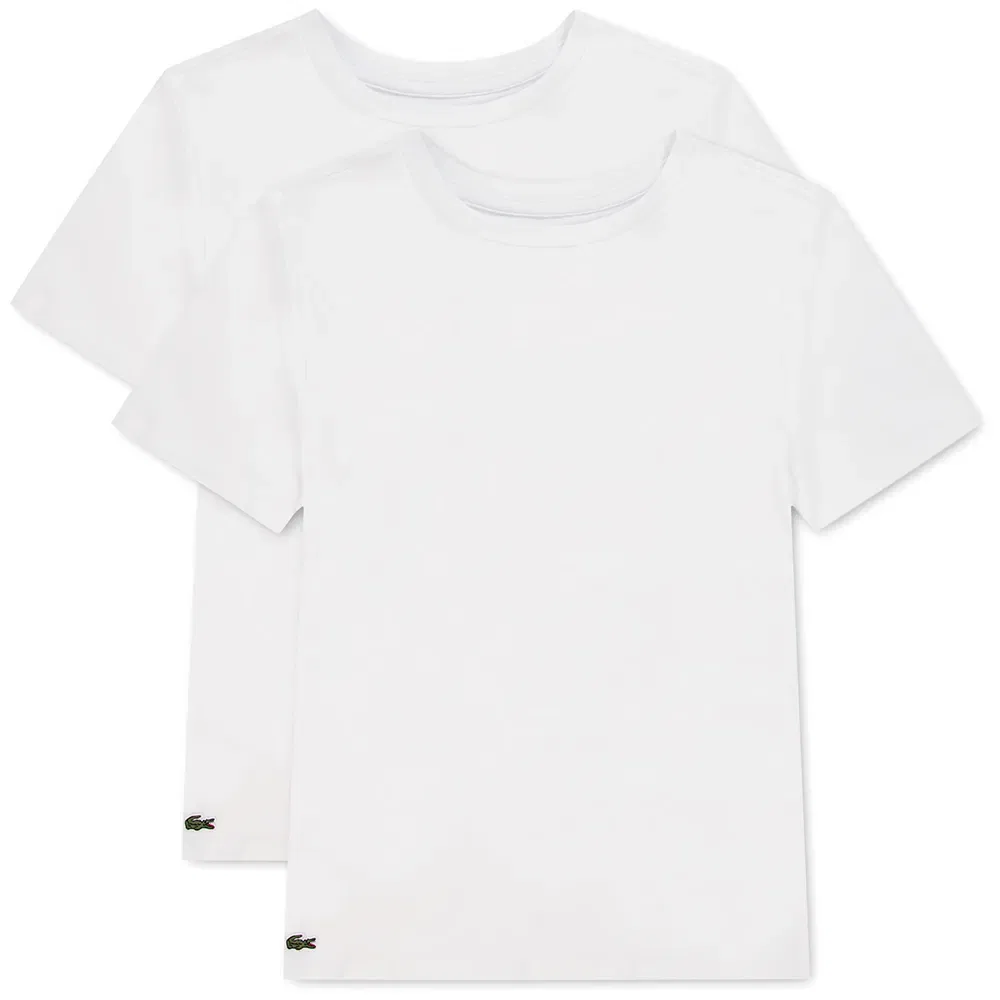 Детская футболка с коротким рукавом Lacoste kids, White
