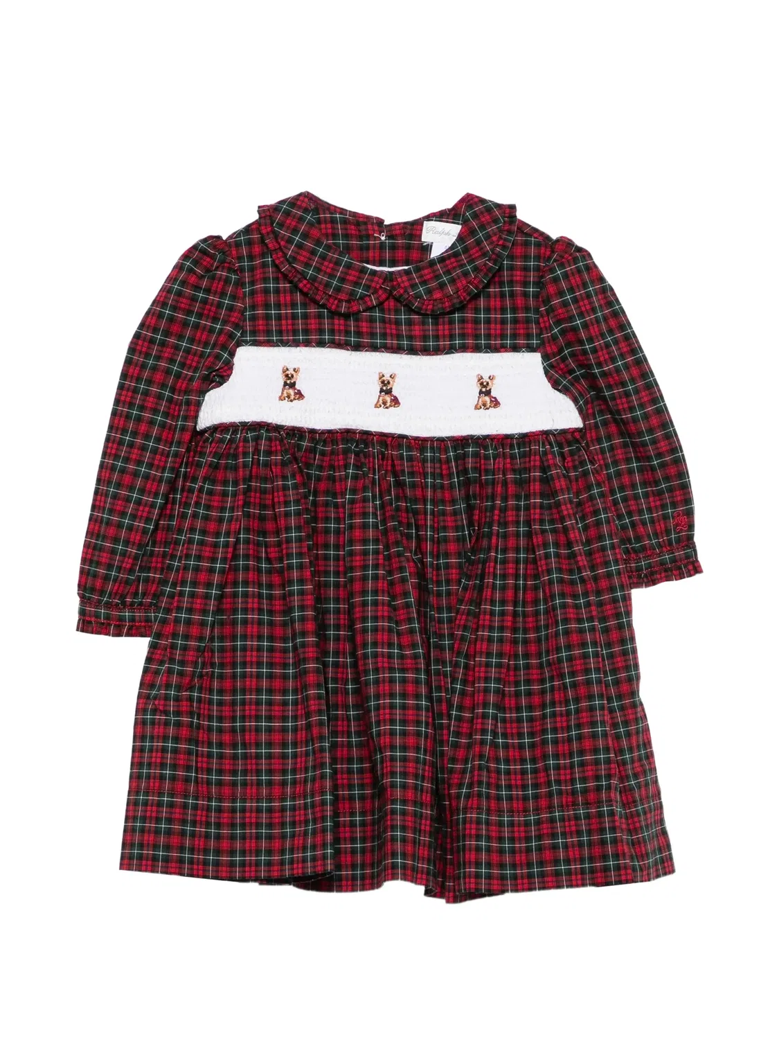 Платье с панталонами в клетку тартан Polo Ralph Lauren, красный