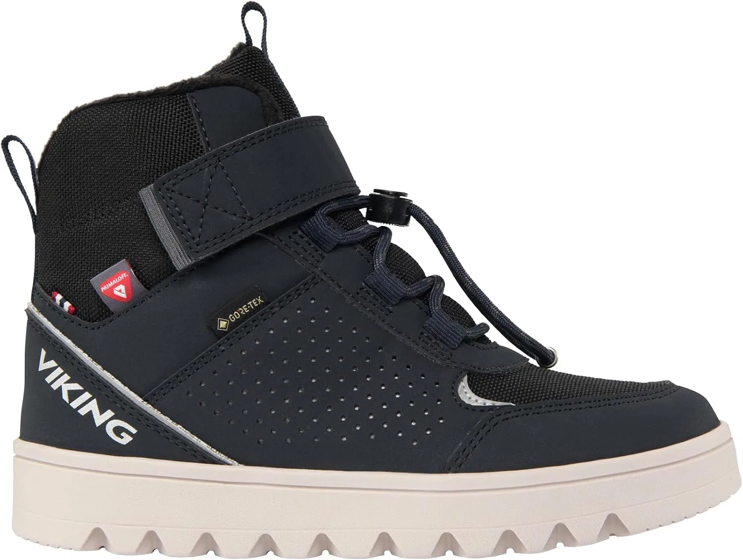 Детские ботинки для мальчиков с мембраной Fleek Warm Gtx 1v Sl VIKING, Black Charcoal